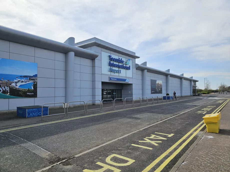 chegada pelo aeroporto Teesside