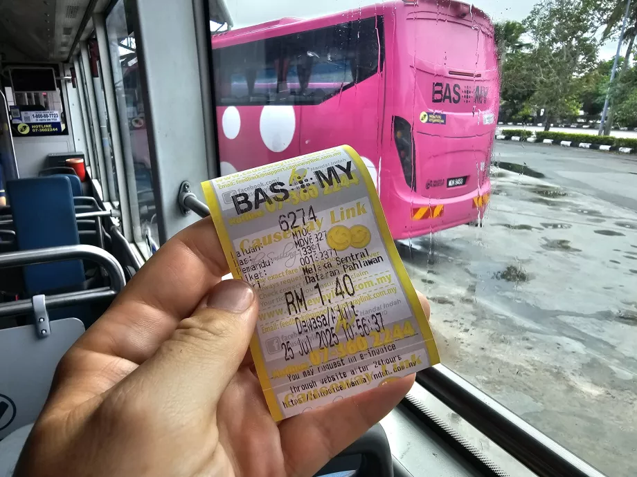 Bilhete para transportes públicos