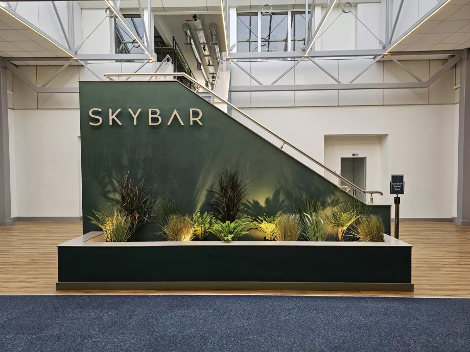Skybar na área pública