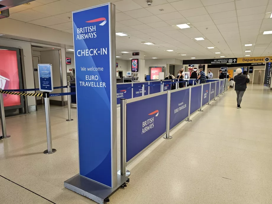 Check-in no aeroporto