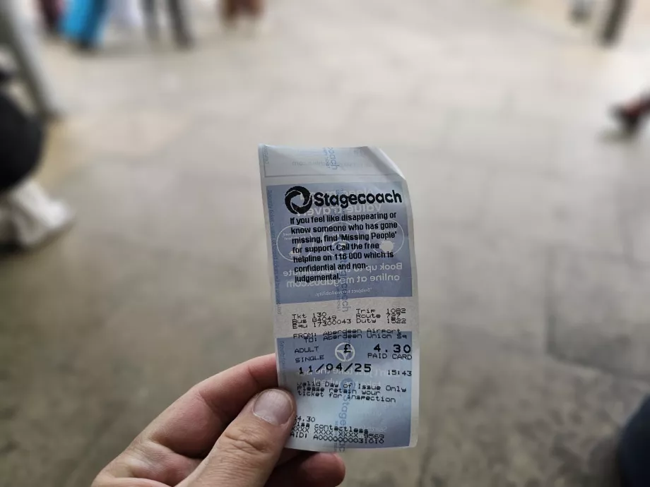 Bilhete de autocarro