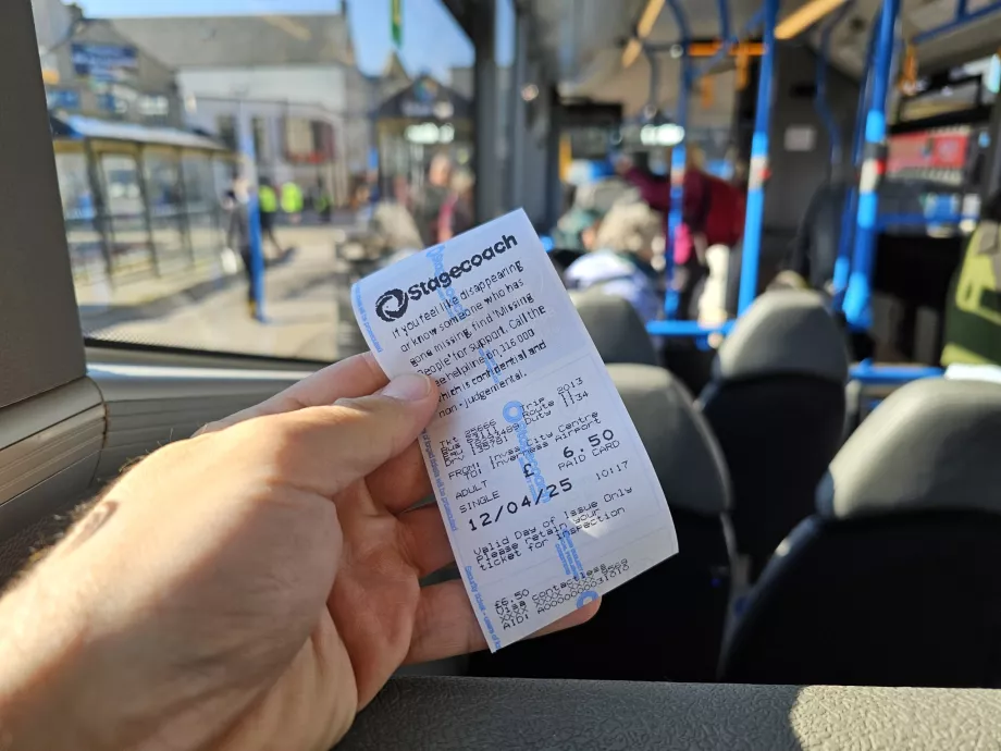 Bilhete de autocarro