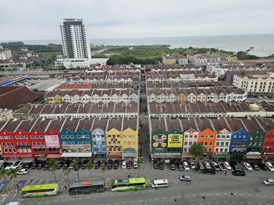 Vista da Torre Taman Sari