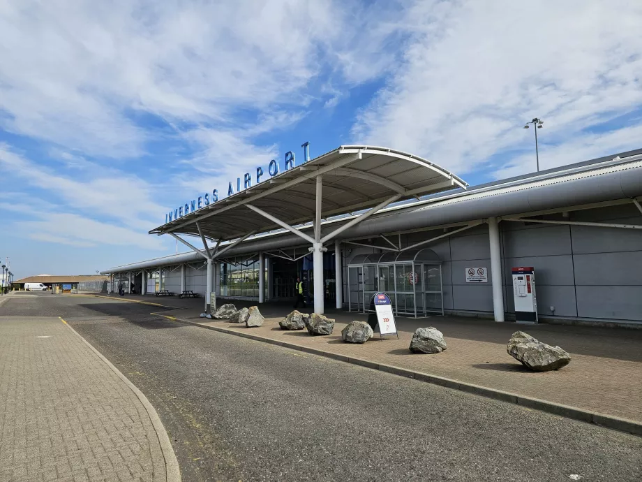 chegada pelo aeroporto de Inverness