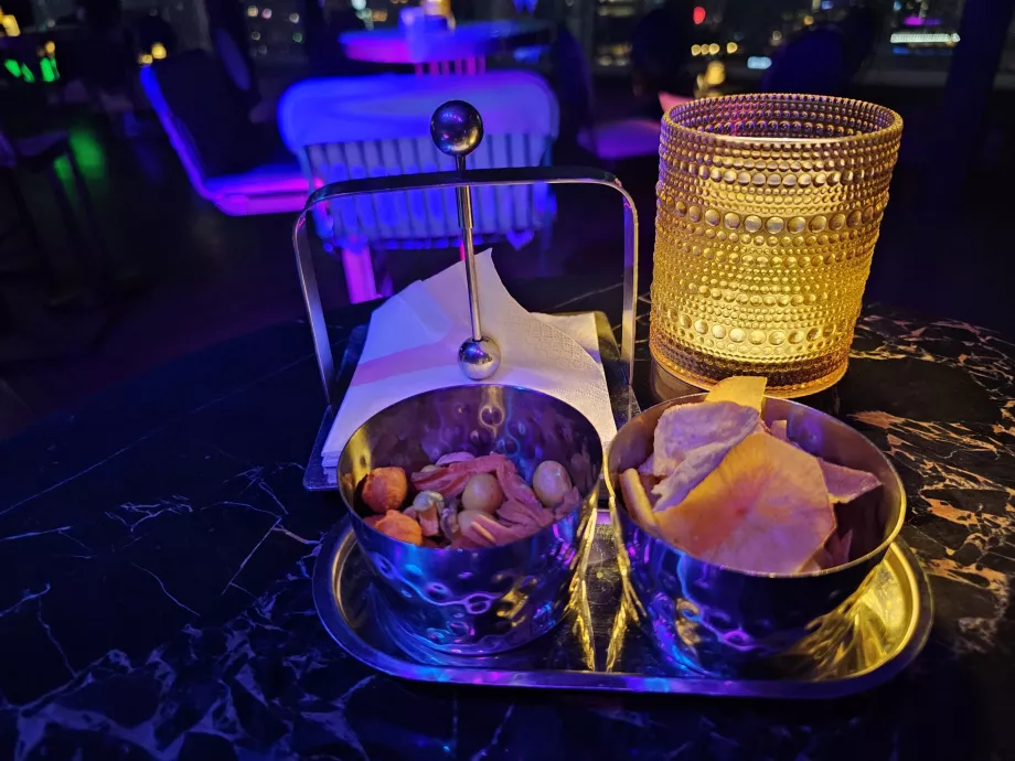Petiscos de cocktail