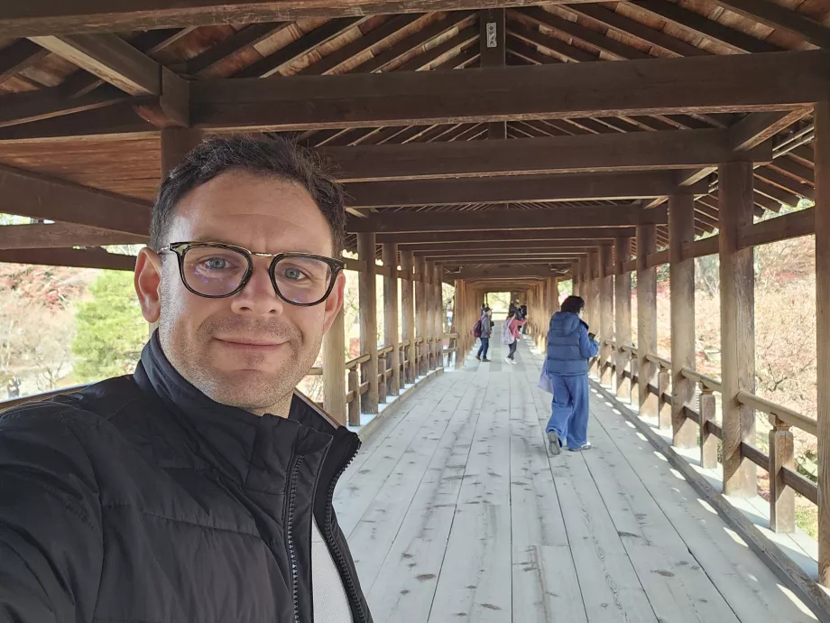 Templo Tofuku-ji, eu na ponte Tsuten-kyo