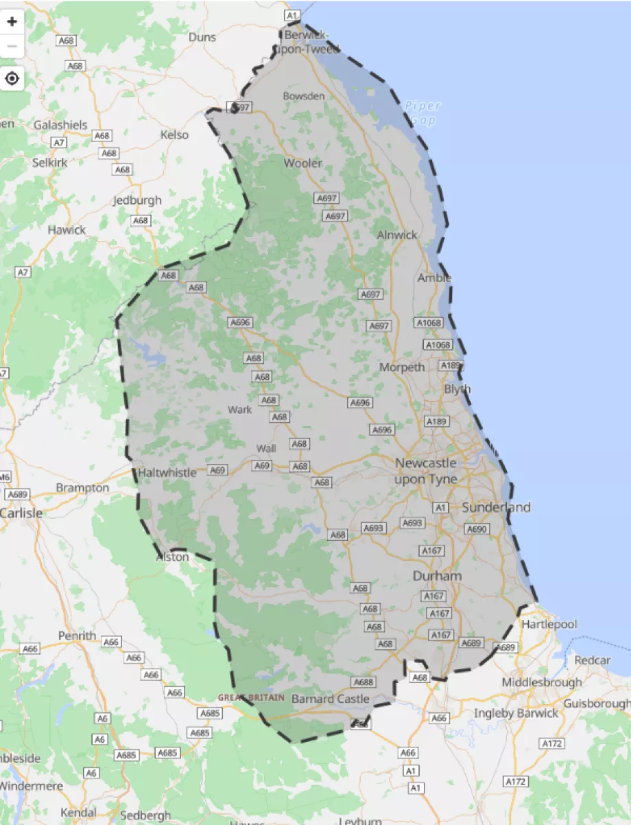 Mapa do TNE Day Saver