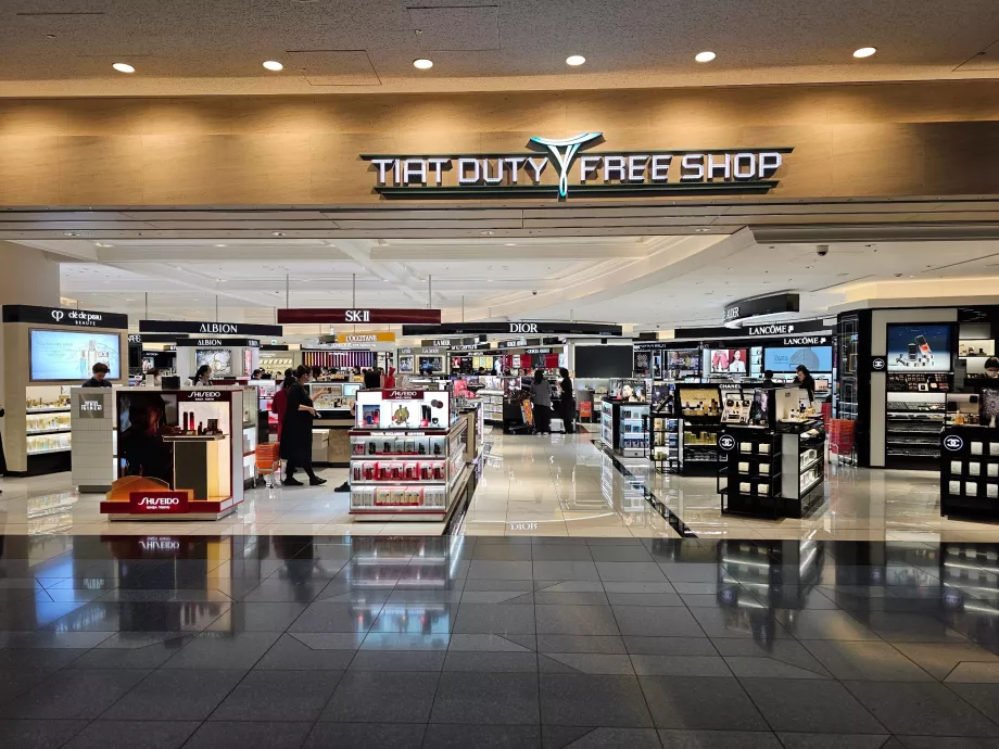 Lojas na zona de trânsito do Terminal 3