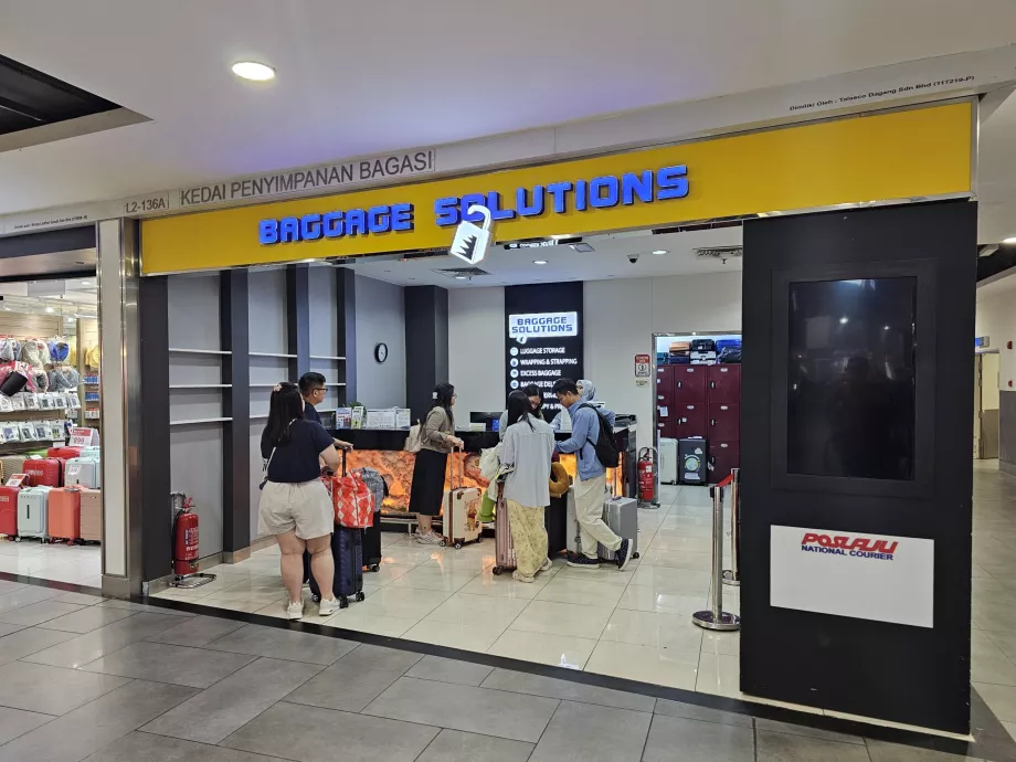 Armazenamento de bagagens, Terminal 2