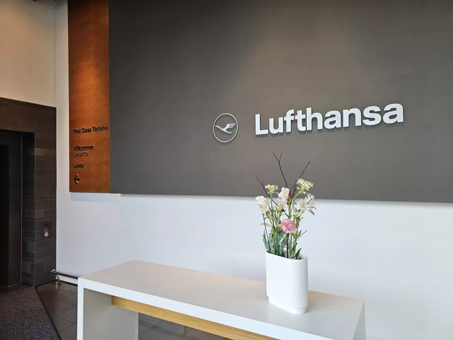 Átrio de entrada do terminal de primeira classe