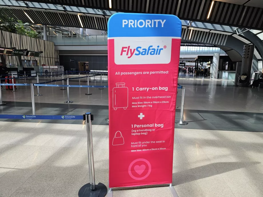 Check-in Flysafair
