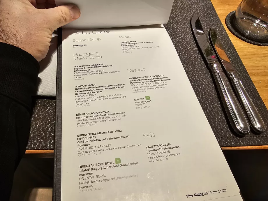 Restaurante à la carte