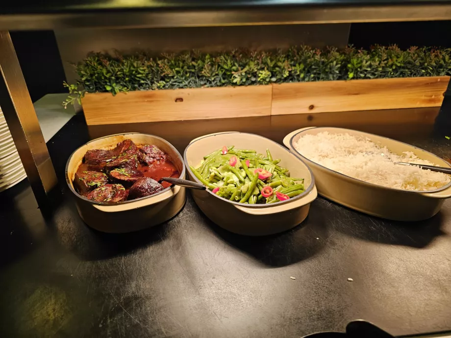 Buffet - menu de almoço