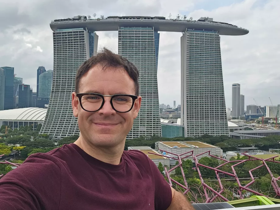 Eu no Observatório Supertree