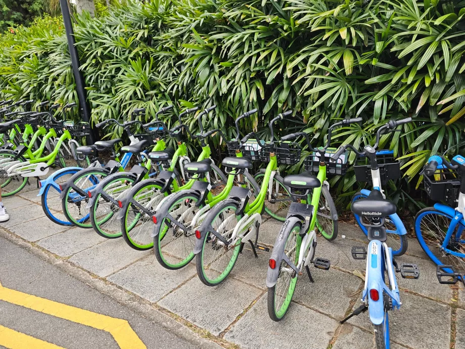 Bicicletas partilhadas em Singapura