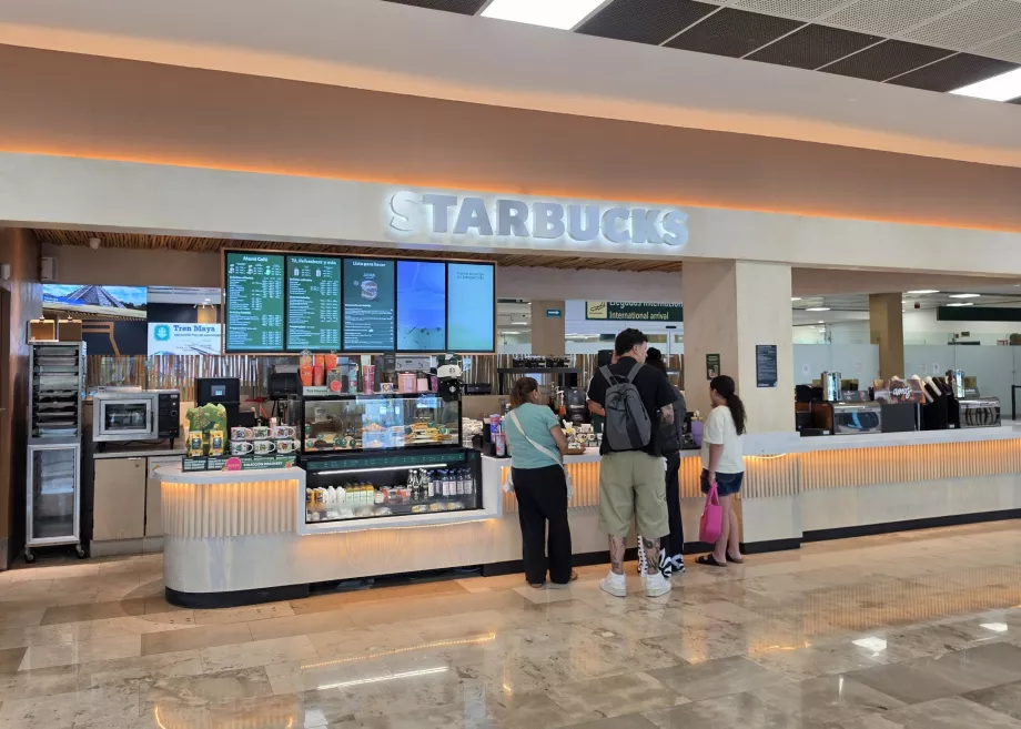 Starbucks na área pública