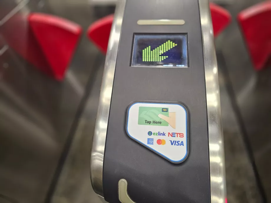 Pagar com cartão no metro