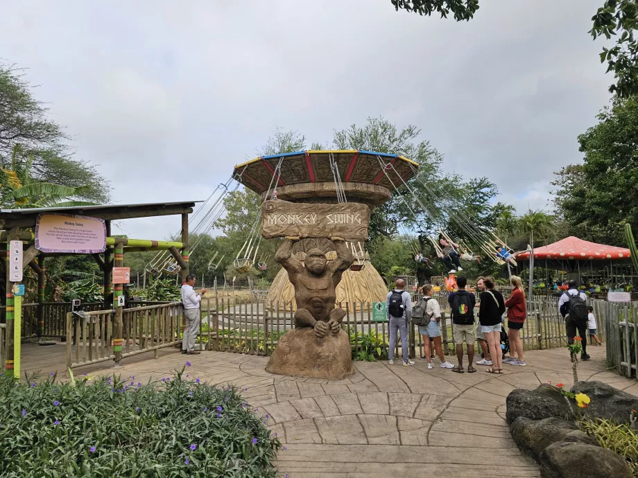 Secção infantil do Zoo de Casela
