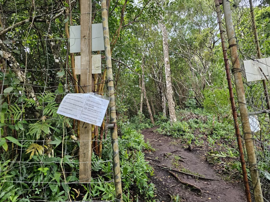 Entrada do Piton du Canot