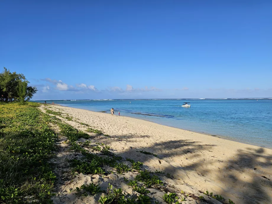 Praia pública de Le Morne
