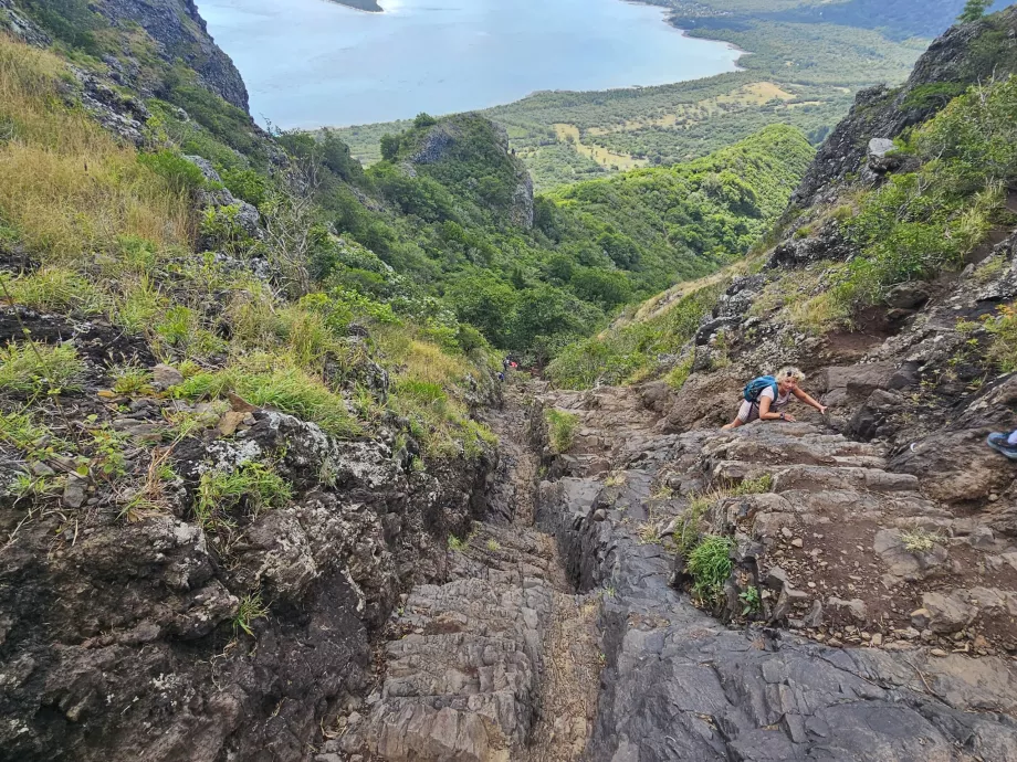 Escalada em Le Morne