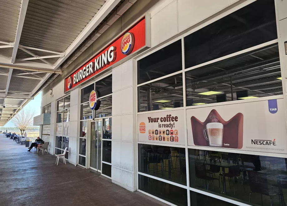 Burger King em frente ao Terminal 2