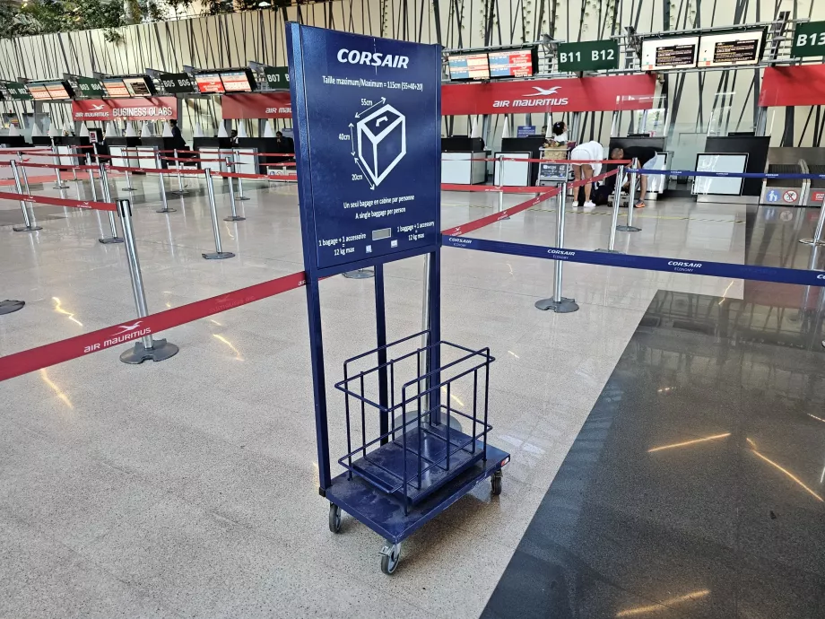 Modelo de bagagem de mão
