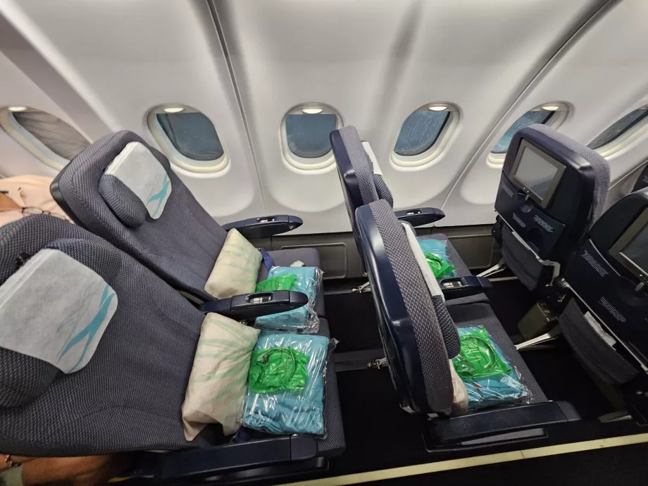 Lugares em classe económica, Airbus A330
