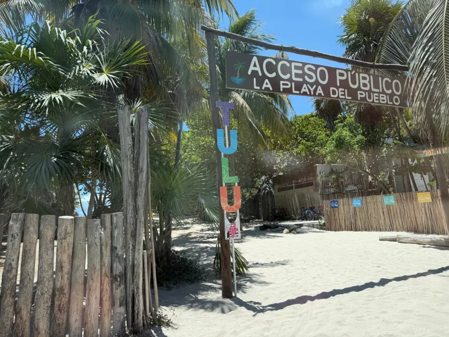 Acesso público à praia