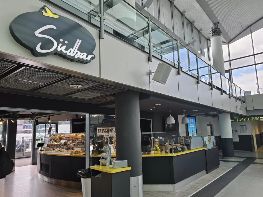 Restaurante na sala de partidas