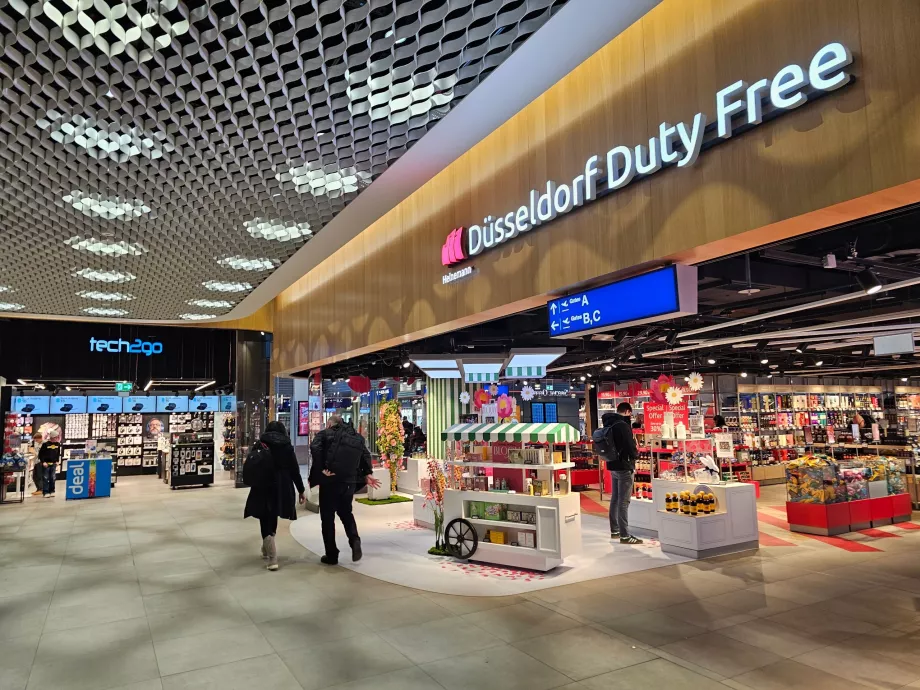 Loja duty free em DUS