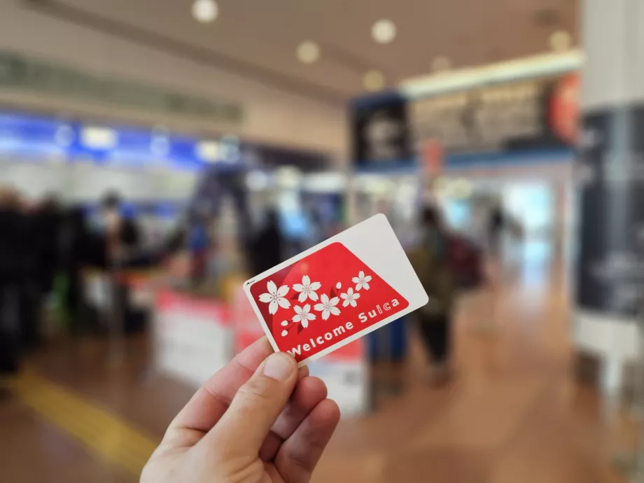 Cartão de boas-vindas da Suica