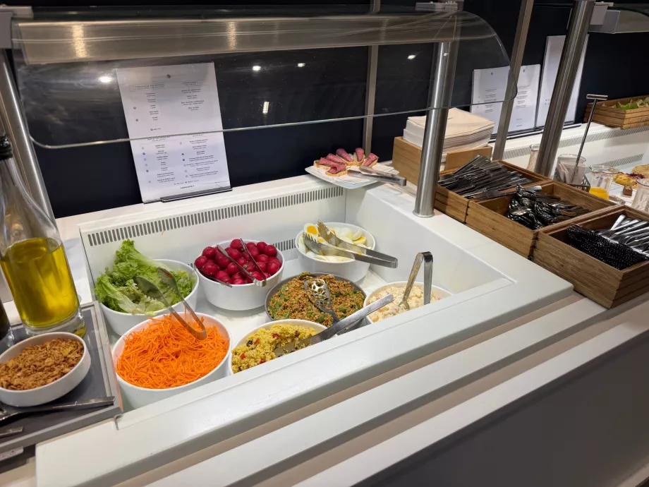 Oferta gastronómica no salão