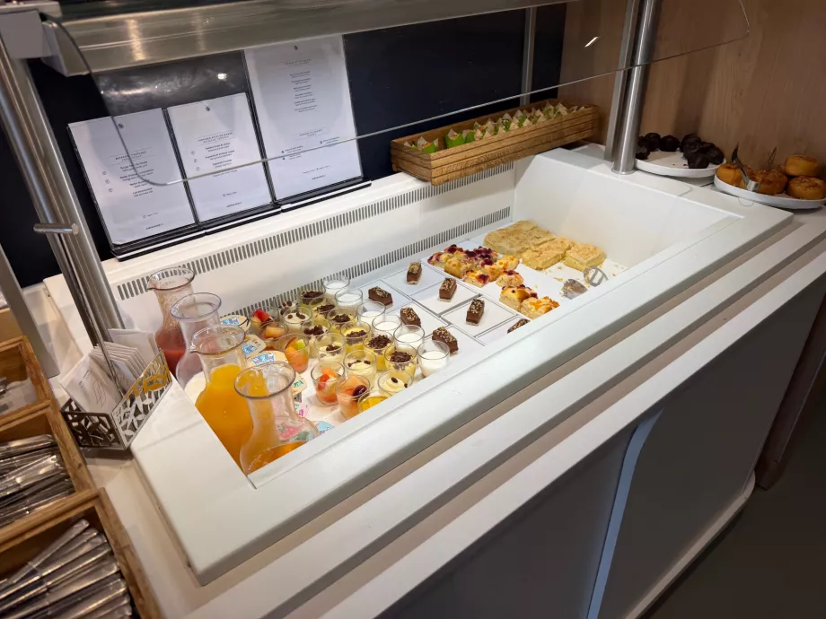 Oferta gastronómica no salão