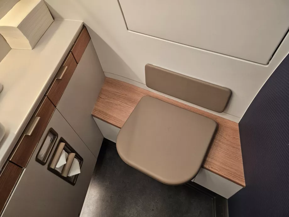 Casa de banho para passageiros de primeira classe