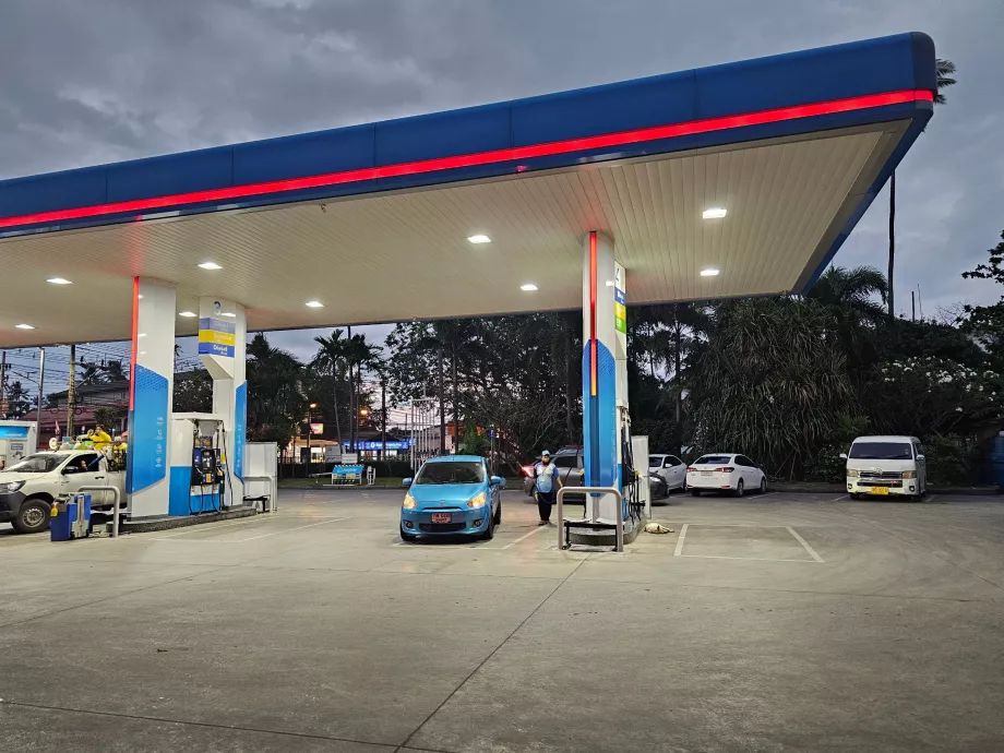 Bomba de gasolina moderna