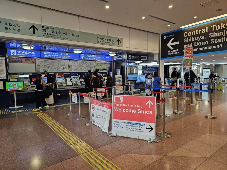 Máquinas de cartões IC Suica