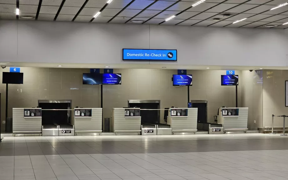 Check-in nacional aquando da transferência
