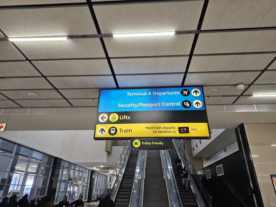 O caminho para o comboio