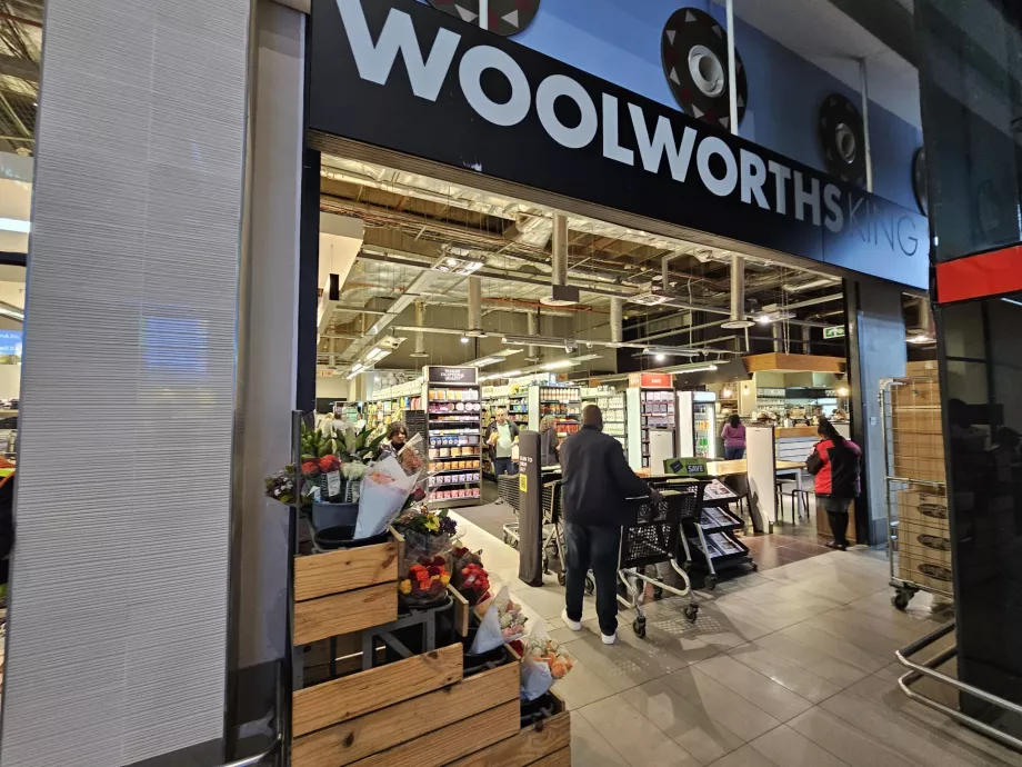 Supermercado Woolworths, área pública