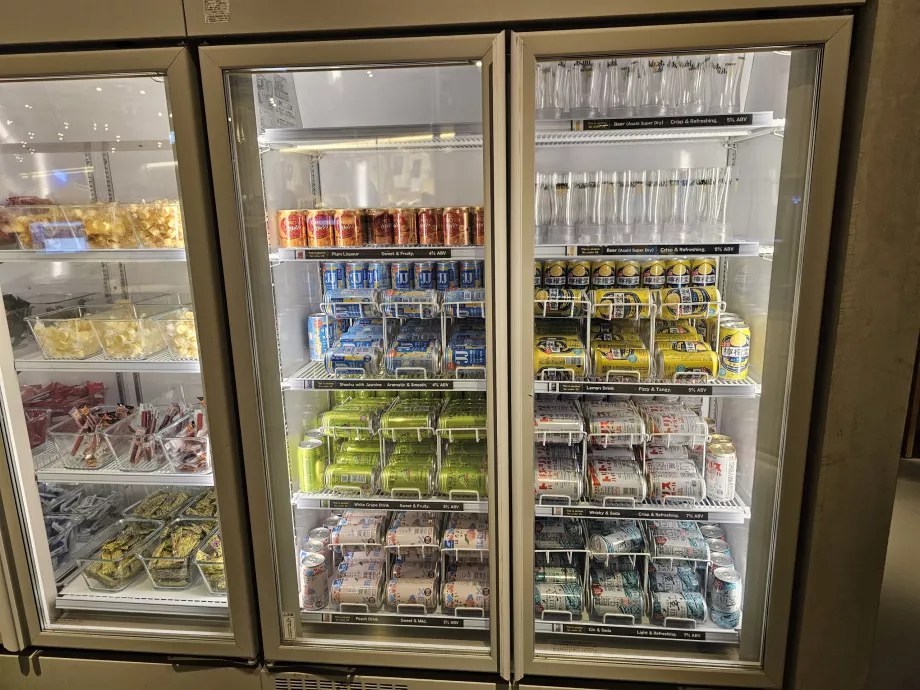 Partilhar Lounge, bebidas