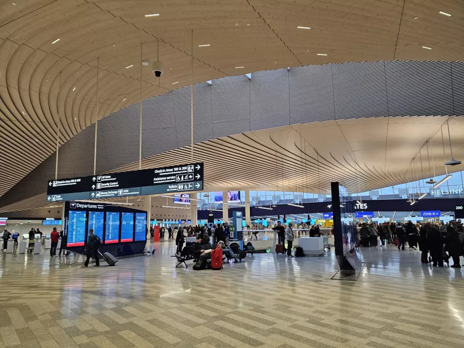 Sala de partidas, Aeroporto de Helsínquia