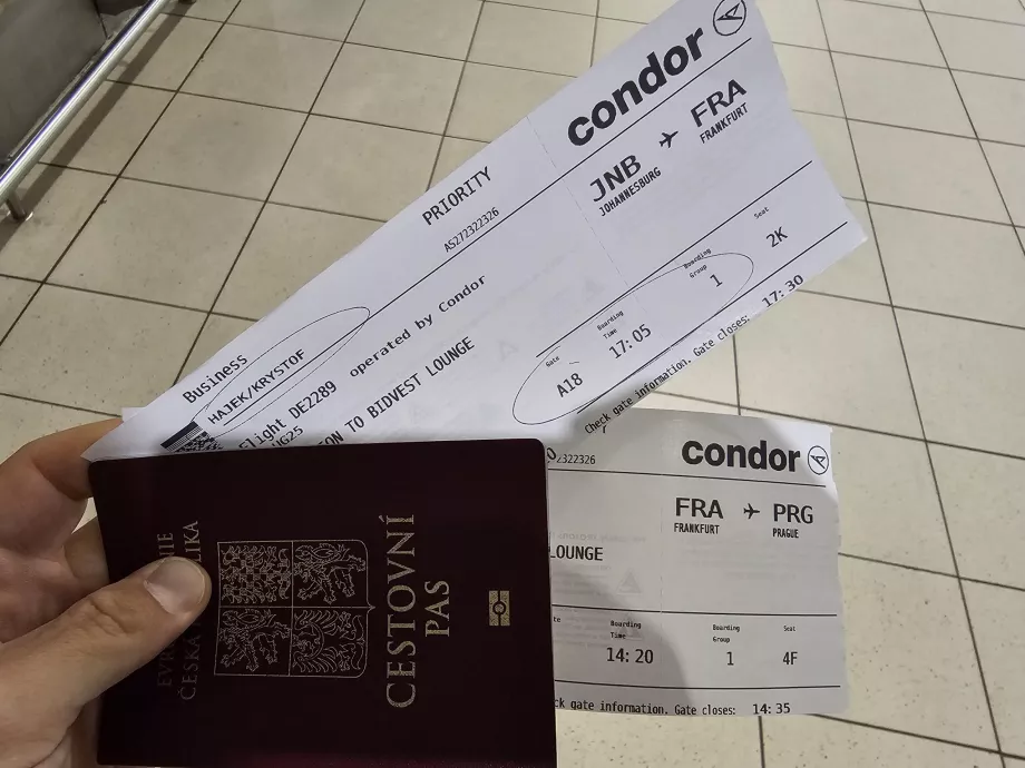 Cartões de embarque
