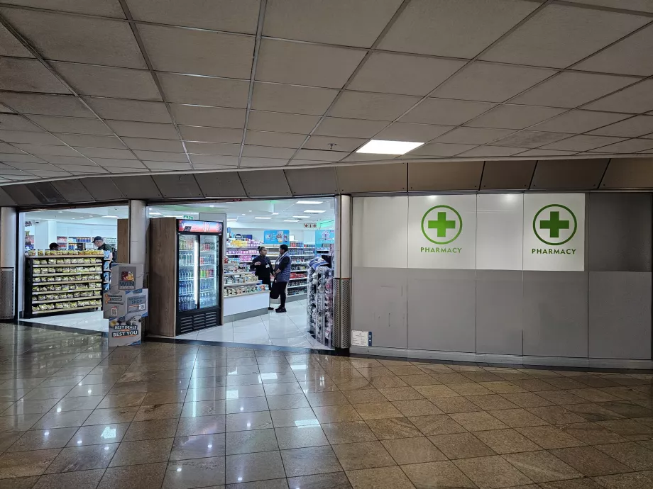 Farmácia na zona de trânsito