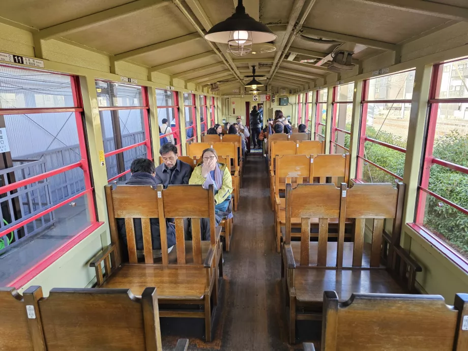 Interior da carruagem