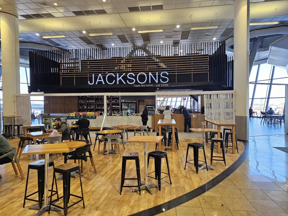 Restaurante, zona de trânsito