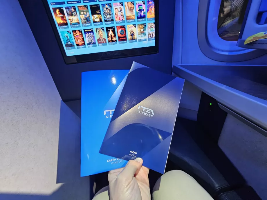 Ementa e carta de vinhos