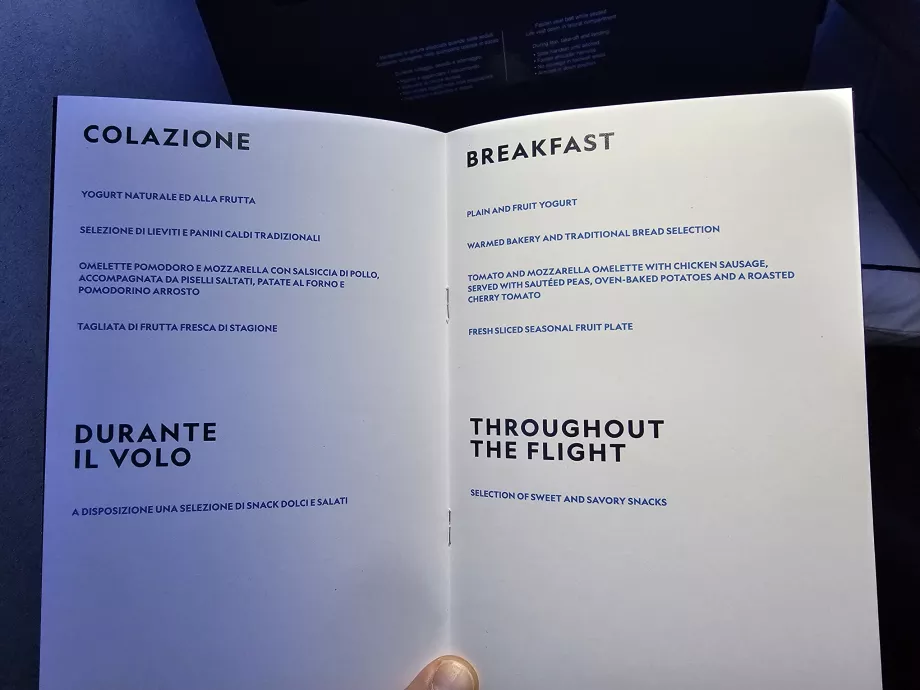 Menu - pequeno-almoço