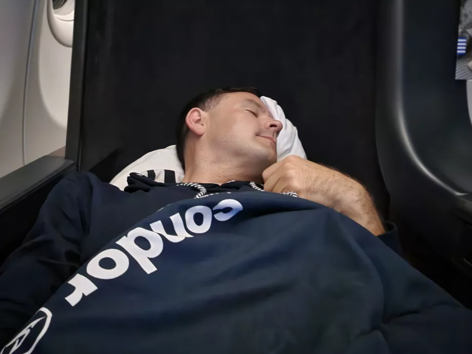Estou a dormir na cadeira principal