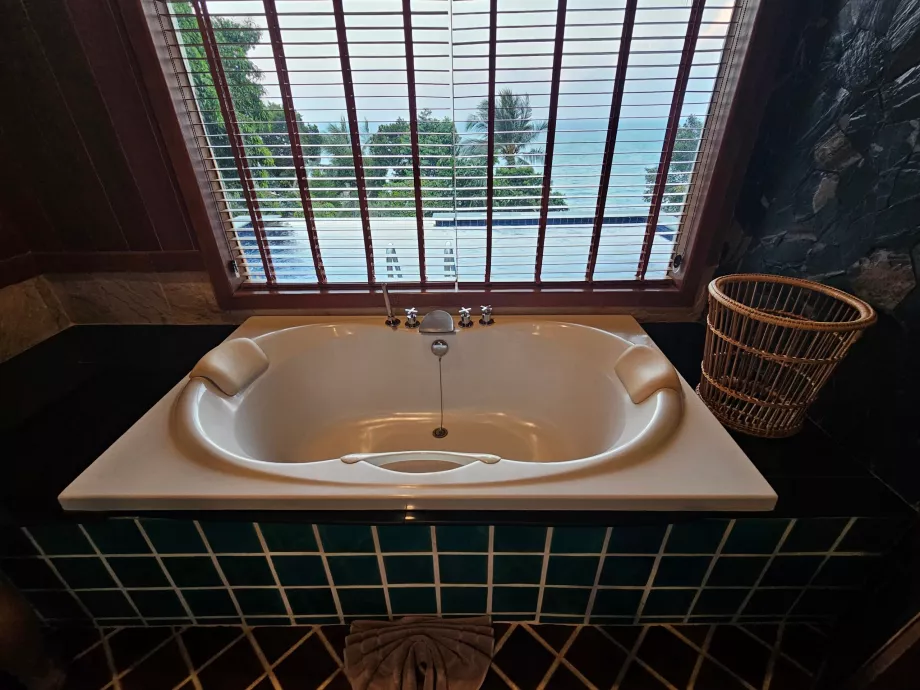 Banheira na casa de banho